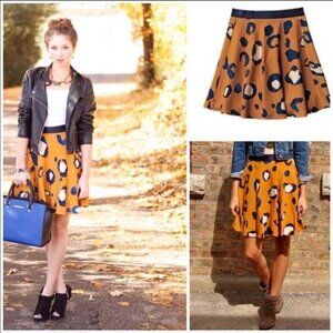 3.1 Phillip Lim for Target 20th Anniversary Skirt Animal Print Flare Lined Sz 12